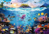 Trefl Dive into Underwater Paradise 13500 Jigsaw Puzzle Prime 78"x54" Large Jigsaw, Thick Cardboard, Colorful Ocean Bottom, Creative Fun for Adults and Children from 12 Years Old Trefl