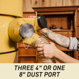 Powermatic Cyclone Dust Collector, 1-Micron HEPA Filter, 3 HP, 230V 1Ph (Model PM2200HK) Powermatic