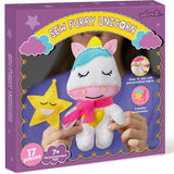 qollorette Fur Sewing Kit for Children, Sew Your Own Unicorn Toy Kids' Craft Kit - Sewing Kit for Kids, Learn to Sew & Play qollorette