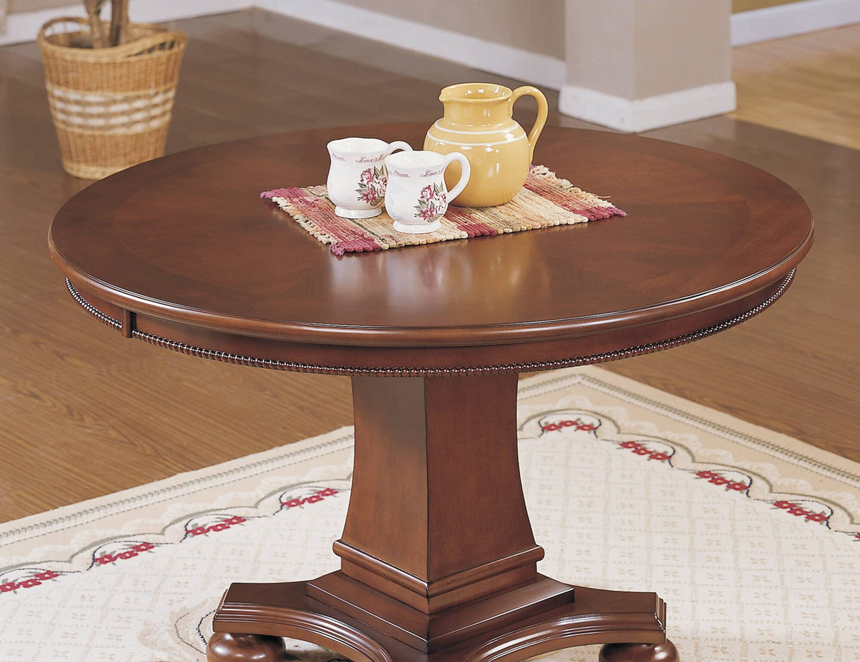 Sunset Trading Bellagio Dining/Game Table, Reversible Poker Top with Cup Holders, Walnut Sunset Trading