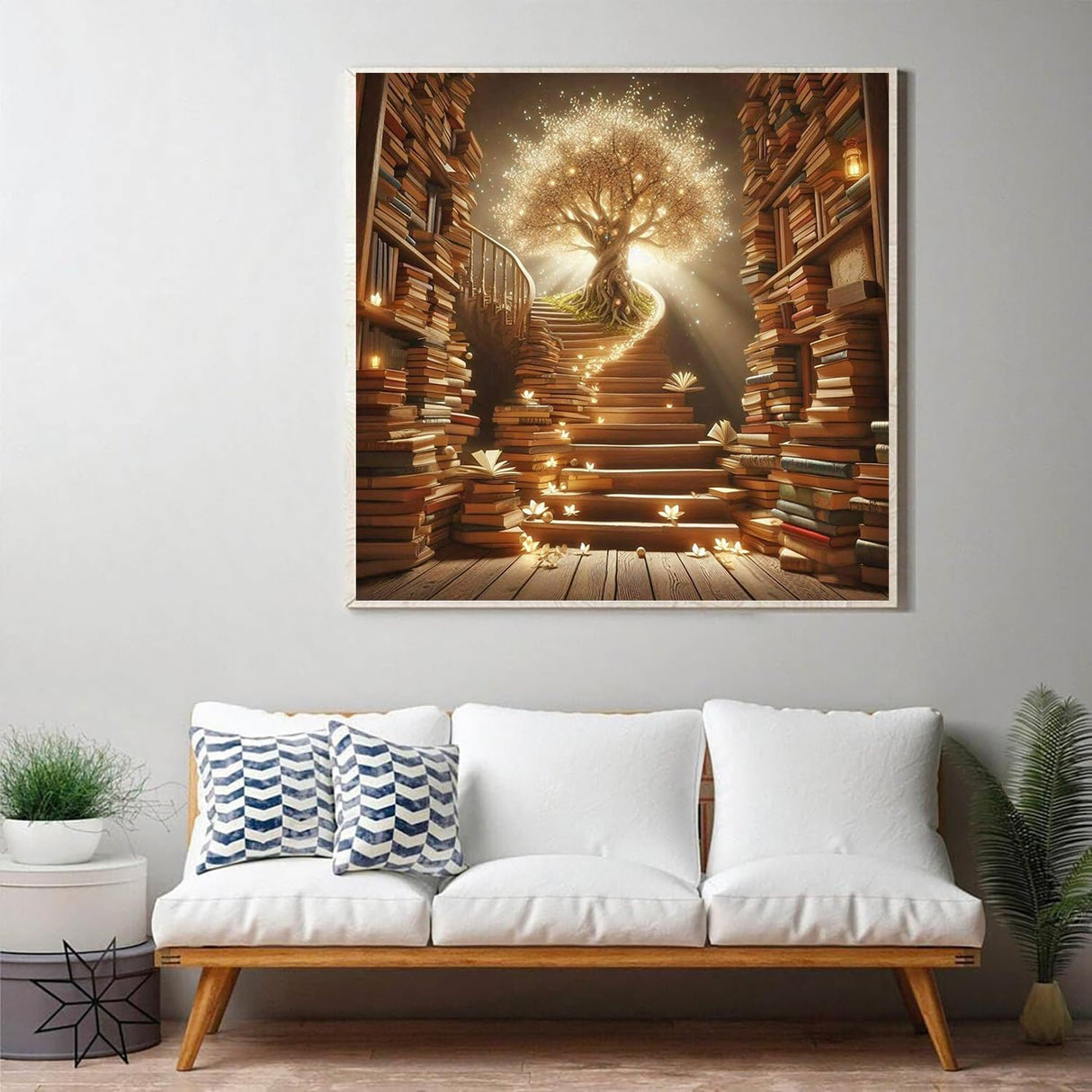 Lophomie Diamond Art Kits for Adults, 5D DIY Tree of Life Diamond Painting Kits for Adults Beginners, Diamond Dots Kits Gem Arts Crafts for Home Wall Decor 14x14 Inch Lophomie