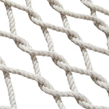 PNAEUT Double Hammocks for Outside, 13ft Traditional Rope Hammock for 2 Person with Hardwood Spreader Bar and Carrying Bag, 475 lbs Capacity (Beige) PNAEUT