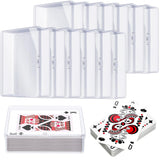 Kitoyz Playing Deck Card Cases Clear Plastic Trading Card Storage Box Acrylic Card Holder Box Compatible with Collectible Trading Card Cases, Each Case for 100 Pcs Cards (12 PCS) Kitoyz