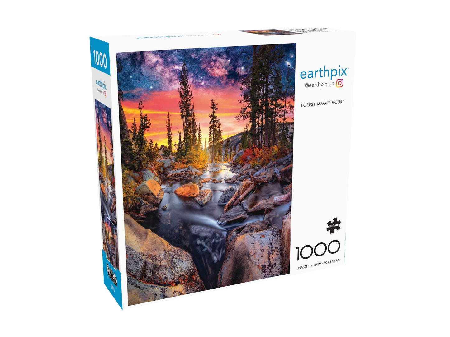 Buffalo Games - Earthpix - Forest Magic Hour - 1000 Piece Jigsaw Puzzle for Adults -Challenging Puzzle Perfect for Game Nights - Finished Size is 26.75 x 19.75