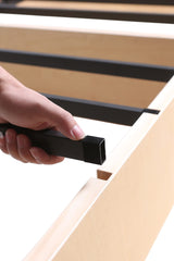 Panana Box Spring Low Profile Metal Heavy Duty Easy Assembly Sturdy Box Spring Mattress Foundation, Strong & Sturdy Support No Noise Easy to Clean (5 Inch, Full) Panana