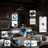 Genmitsu CNC Machine 4040-PRO MAX with 710W Trimmer CNC Router & Linear Rail Driven, 3 Axis Engraving Machine for Wood Metal Acrylic Cutting Milling, GRBL Control, Work Area 400 x 400 x 78mm Genmitsu