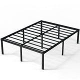 Maenizi Full Size Bed Frame No Box Spring Needed, 20 Inch Heavy Duty Metal Platform Bed Frame Full Support Up to 3000 lbs, Easy Assembly, Noise Free, Black Maenizi