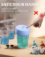 LET'S RESIN Upgraded Auto Resin Mixer, Hands-Free Easy Clean Epoxy Mixer with Silicone Mixing Cup, Rechargeable Electric Epoxy Resin Mixer for 24Fl.oz (Patented) LET'S RESIN