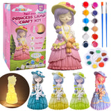ASIOWELY Paint Your Own Princess Girls Lamp Kits,Arts and Crafts Supplies for Kids Toys Ages 4-6-8,DIY Art Night Light Painting for Girl Ages 5-10,Birthday Gifts for 3-12+ Year Old Toddler Teens Adult ASIOWELY