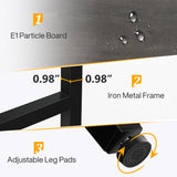 Tribesigns 78.74’’ Two Person Desk with 2 Drawers, Long Double Computer Desk Gaming Table with Shelves, Industrial Study Writing Table Workstation for Home Office, Grey Tribesigns