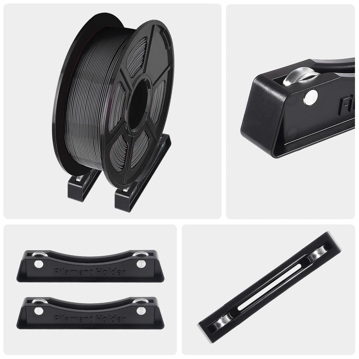 1 Pair 3D Printer Filament Spool Holder Filament Spool Holders Universal Spools for 3D Printing Materials Diitao