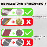 POTUINOM 3 x 21 Inch Sanding Belts 80 Grits - 10 Pack Sander Belts for Belt Sander, Best for Sanding Wood,Metal and Paint POTUINOM