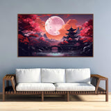 5D Large Diamond Art Painting,Moon Diamond Painting Kits for Adults,DIY Full Drill Crystal Rhinestone Chinese style Arts and Crafts,Gem Art Painting with Diamond Home Wall Decor 27.5 X 15.7inch pchmcu