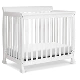 DaVinci Kalani 4-in-1 Convertible Mini Crib in White | Greenguard Gold Certified DaVinci