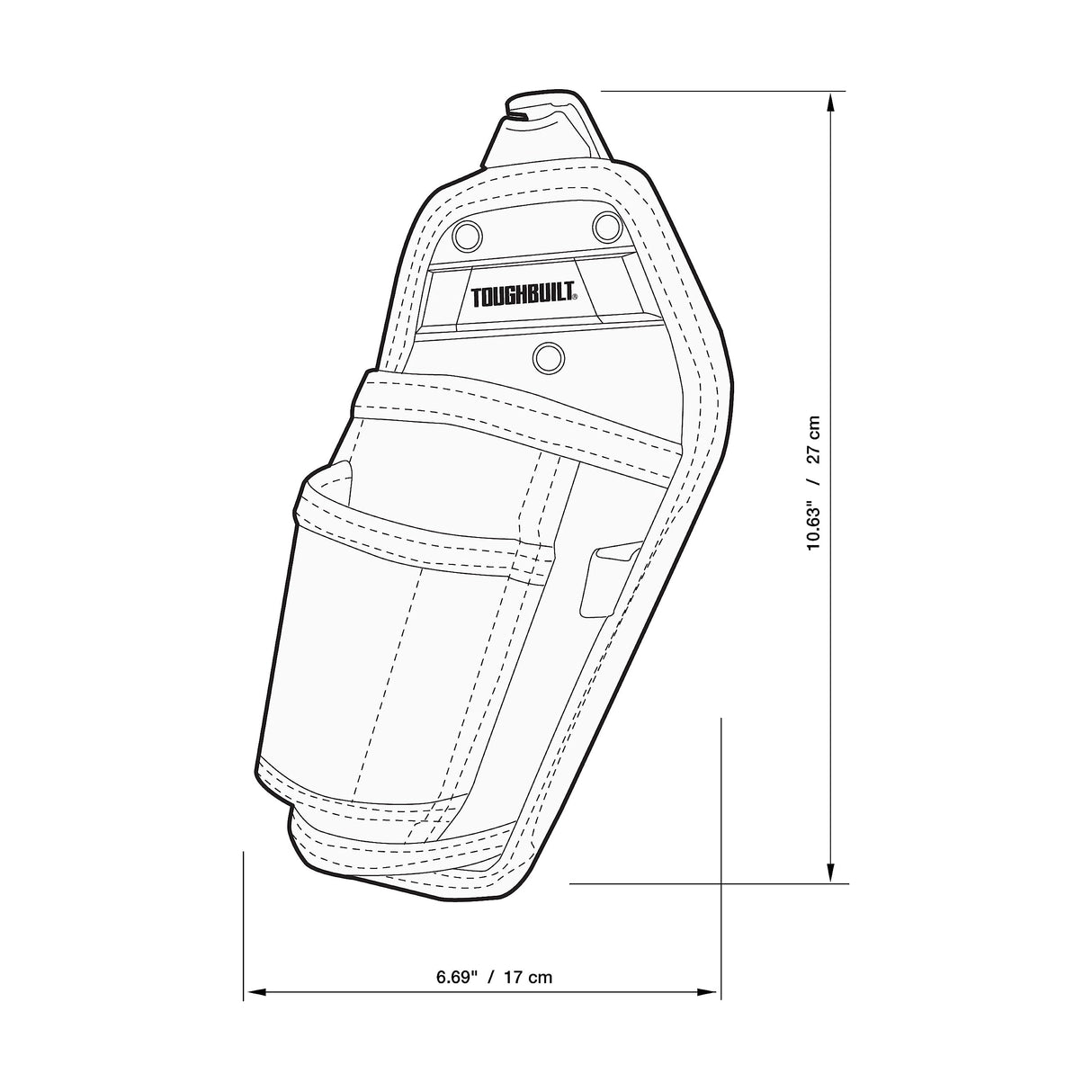 TOUGHBUILT TOU-CT-31-A Hammer Holster ToughBuilt