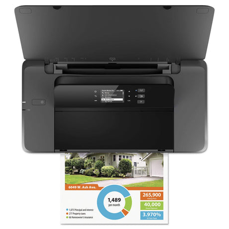 HP OfficeJet 200 Portable Printer with Wireless & Mobile Printing, Works with Alexa (CZ993A) ,Black HP