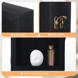 Colingmill Pet Memorial Shadow Box for Dog Cat with Wood Frame Small Bottle Pin Pet Print Kit Wood Frame Urn Ashes Display Case for Loss Dog Remembrance Memory Keepsake(Black,8 x 10 Inch) Colingmill