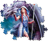 Clementoni - 39525 - Anne Stokes Puzzle - Dragon Mage - 1000 Pieces - Made in Italy - Jigsaw Puzzles for Adult Clementoni