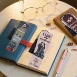 Sitsink Gothic Diamond Art Bookmarks - 8 Pcs Dark Romance Diamond Painting Bookmarks Horror Halloween Christmas Gifts for Women DIY Gem Art Rhinestone Crafts Kit for Women Sitsink