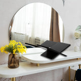 Solid Wood Book Stand - Large Cross Frame Black Oak Wooden Book Holder & Display for Coffee Table & Bible Book Stand, Open Book Stand - Premium Book Stand for Reading, Display & Cradle Stand for Table WoodArtSupply