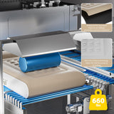 Gaglojti 16" Queen Air Mattress Full with Built in Pump for Camping,Portable Blow up Mattress with Carry Bag,High-Speed Pump,Luxury Inflatable Mattress Comfort Flocked Airbed for Guest,Home(Khaki) Gaglojti