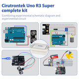Most Complete Starter Kit for UNO R3 Project Electronics Starter Kit with Tutorial Compatible with IDE STEM Projects for Teens Adults Robotics & Engineering Kits Science | Coding | Programming Kit Cirutrontek