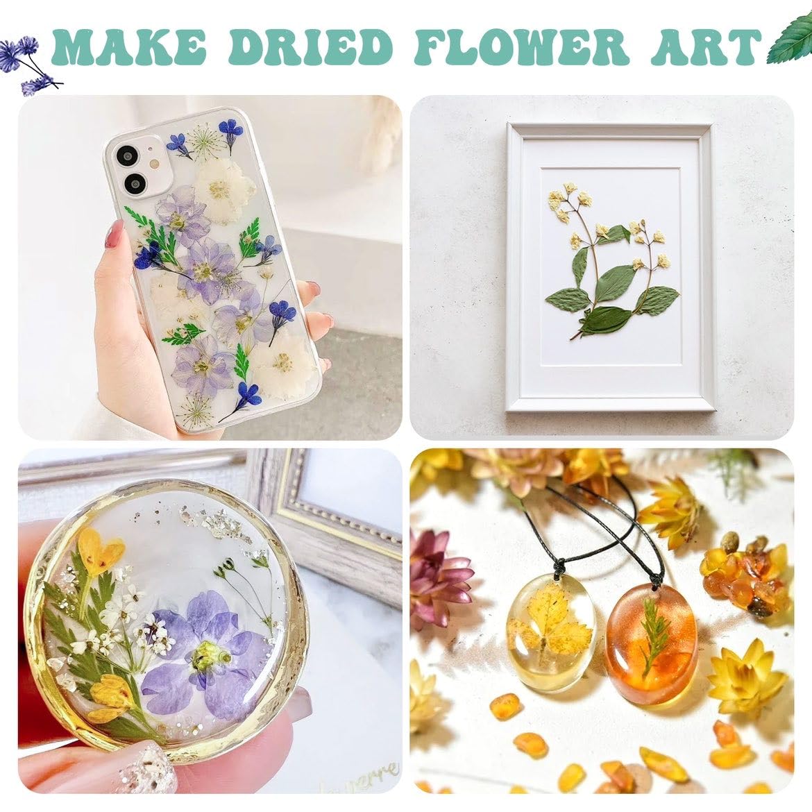 Suziko Professional Flower Press Kit 6 Layers 6.3 x 8.3 inch , Flower Pressing Kit for Adults Kids, Great Gift for Daughter Suziko