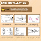 Ankink Sublimation Ink 502 522 Autofill for Epson Ecotank ET-2800 ET-2803 ET-2850 ET-2720 ET-2760 ET-4800 ET-15000 ET-2400 ET-3760 ET-4760 Heat Press Transfer on Mugs T-Shirts Anti-UV ICC-Free Ankink
