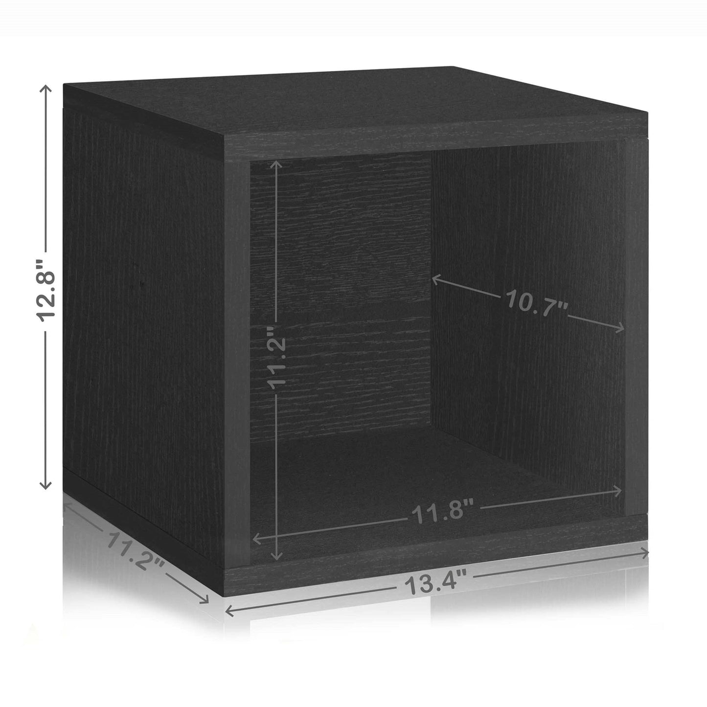 Way Basics Cube Storage - Closet Organizer Stackable Cubby Shelf (Tool-free Assembly)