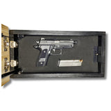 Tactical Traps - Tactical Flag Amercian Flag Hidden Gun Safe with Bluetooth RFID - Hidden Gun Storage - Concealment Furniture for Guns - Hand Gun Safe Tactical Traps