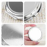 Framendino, 12 Pack Sublimation Cosmetic Mirror Blanks Transfer Portable Makeup Compact Mirrors Round Folding Travel Mirror for Women Framendino