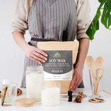 Soy Wax, Waxcanpy Natural Candle Wax, Organic Soy Wax for Candle Making from Farm, No Additives, Harmless and Pure (5lb) Waxcanpy