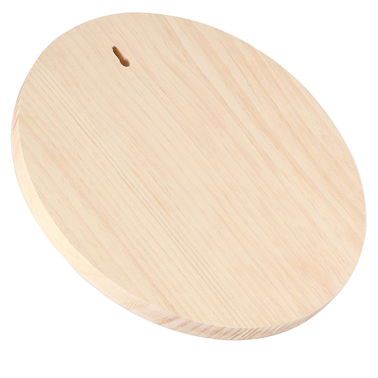 MUKLEI 4 Pack 12 Inch Round Wood Plaque, 3/4 Inch Thick Unfinished Wooden Circle Plaque Wooden Base for Craft Projects, Painting, Woodcarving, DIY Sign - WoodArtSupply