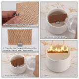 6pcs Wooden Candle Wicks, 2.36x2.76in Premium Wooden Wicks for Candles Making with 12pcs Bases Hollow Triangle Design Wood Candle Wicks Perfect DIY Candlemaking Supplies Gosknor