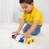 Melissa & Doug Town Vehicles Set in Wooden Tray (9 pcs) Melissa & Doug