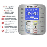 Instant Pot Duo Plus 9-in-1 Electric Pressure Cooker, Slow Cooker, Rice Cooker, Steamer, Sauté, Yogurt Maker, Warmer & Sterilizer, Includes App With Over 800 Recipes, Stainless Steel, 3 Quart Instant Pot