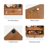 Favonuovy Pet Memorial Shadow Box Keepsake 9.25x13 Cat Memorial Gifts for Loss of Cat Death Sympathy and Remembrance Gift Large Pet Picture Frame Display Case with Deep Rainbow Bridge Drawer Favonuovy