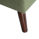 HomePop Modern Storage Bench, Green Large HomePop