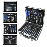Prostormer Mechanic Tool Set, 240-Pieces Universal Household Auto Repair Tool Kit with Heavy Duty Aluminium Tool Box Prostormer