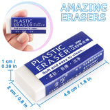Tamaki 6 Pack Erasers, Large White Erasers for School Office, Art Eraser for Drawing Tamaki