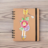 12 Pcs Diamond Painting Bookmarks,Butterflies Diamond Art Bookmarks with Crystal Pendant, Diamond Art Painting Kits for Beginners Adults DIY Art Craft Gifts Book Decors (Flowers) Bulerrylulu