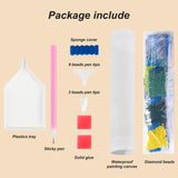 Stalente Diamond Painting Kits for Adults Autumn Pumpkin, 5D DIY Diamond Art Kits for Beginners Round Full Drill Diamond Painting for Home Wall Decoration Gift 12×12inch, Chrysanthemum Flower Stalente