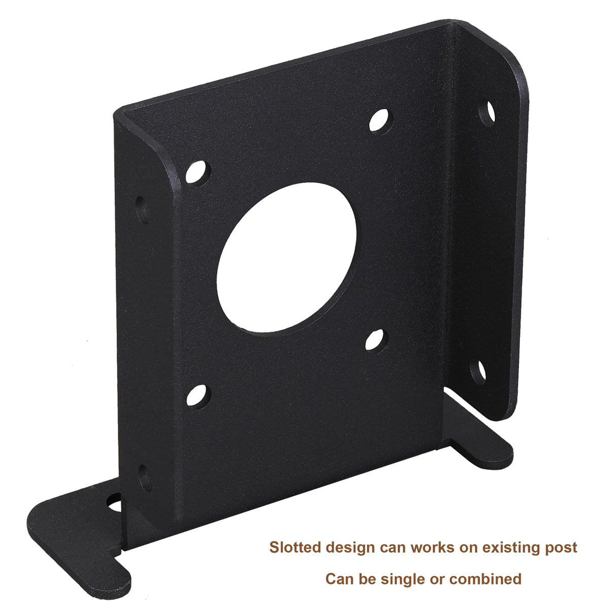 Wpbhk 4Pcs Adjustable 4x4 Wood Fence Pergola Post Base Brackets kit Heavy Duty Post Anchor Base Brackets for Deck Railing Mailbox Wpbhk