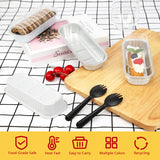 LNYZQUS Mini Loaf Pans with Lids 100 Pack, 6.8oz Mini Cake Pans Rectangle Aluminum Foil Baking Tins Containers,Disposable Small Cake Baking Pan Cupcake Baking Cups Muffin Tins-White LNYZQUS