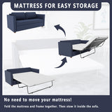 wilzealan 4 Inch Memory Foam Replacement Mattress for Sleeper Sofa and Couch Beds,Full Size,CertiPUR-US Certified,Washable Cover(Sofa Not Included) Generic Dimensions Cover(Sofa Not Included) wilzealan