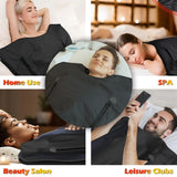 Buyplus Infrared Sauna Blanket, Portable Infrared Blanket for Relaxation, Sauna for Home Use with 95-167°F Temp Range & 30-60 Minutes Timer, 6'Lx2.6'W Buyplus
