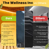 The Wellness Inc. Infrared Sauna Blanket - Portable Infrared Sauna for Home, Personal Sauna for Women & Men - Odourless, Fireproof & Waterproof Material - Includes Wrap Up Towel & Carry Storage Bag The Wellness Inc.