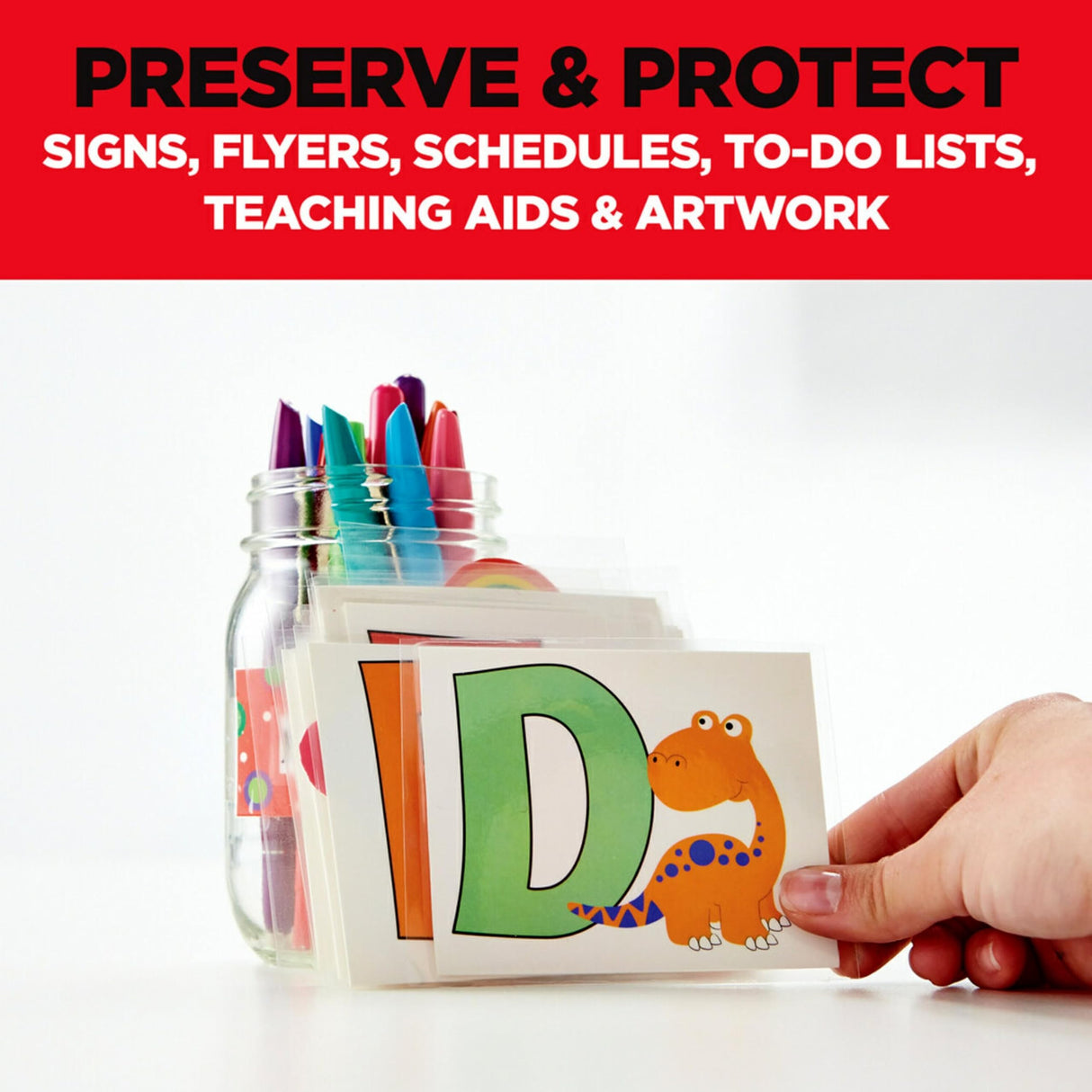 Scotch Thermal Laminating Pouches, 100 Count, Clear, 5 mil., Laminate Business Cards, Banners and Essays, Ideal Office or School Supplies, Fits Letter Sized Paper (8.9 in. × 11.4 in.) Scotch