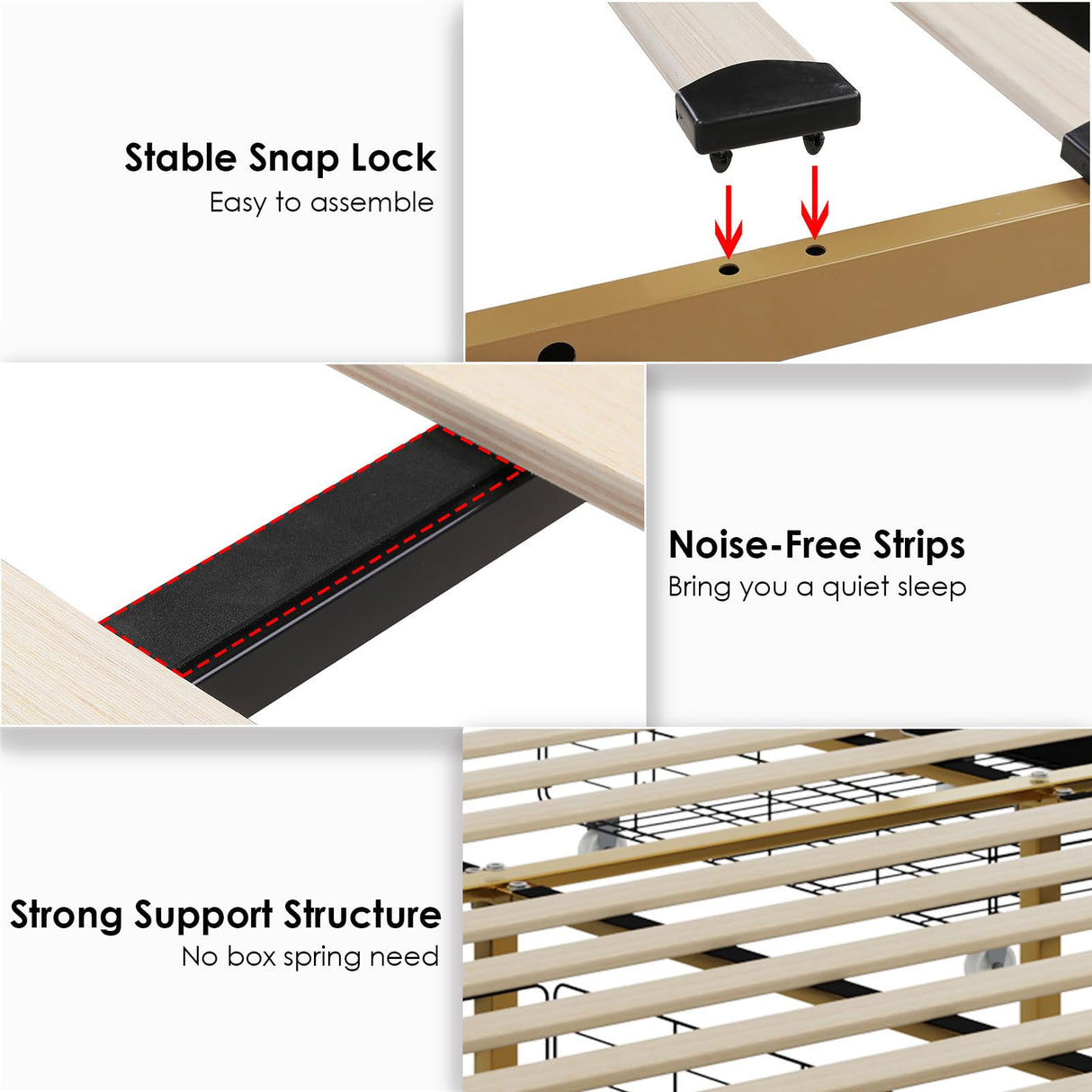 HIFIT Full Upholstered Bed Frame with 4 Storage Drawers and Handmade Button Tufted Headboard, Modern Velvet Full Size Platform Storage Bed with Solid Wooden Slat, No Box Spring Needed, Golden & Beige HIFIT