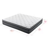 LegacyAmerhome Queen Mattress, 10 inch Hybrid Queen Size Mattresses in a Box, with Gel Memory Foam, Pocket Springs for Motion Isolation, Medium Firm, CertiPUR-US, 100-Night Trial, 60"x80"x10" LegacyAmerhome